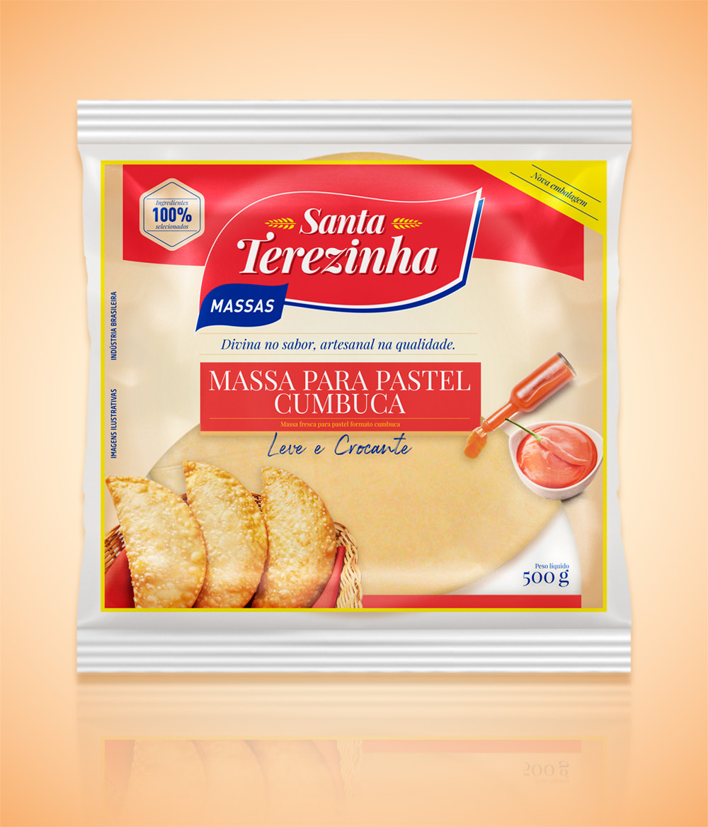 Massa para Pastel Cumbuca 500g Santa Terezinha
